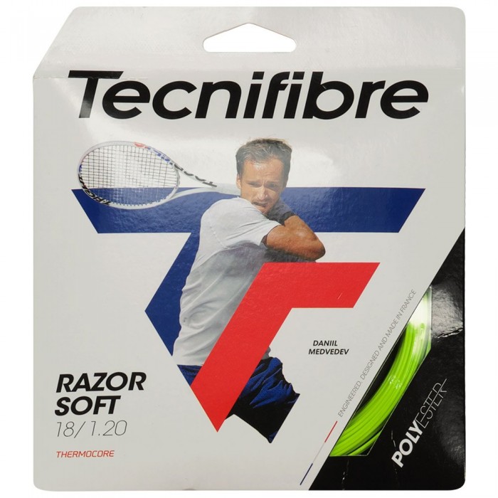 [해외]테크니화이버 테니스 싱글 스트링 Razor Soft 12140774244 Lime