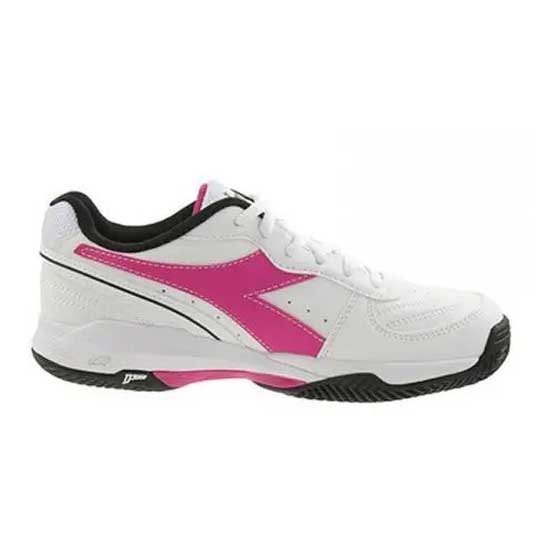 [해외]디아도라 스포츠웨어 S.Challenge 4SL 점토 신발 12141113717 White / Black / Pink