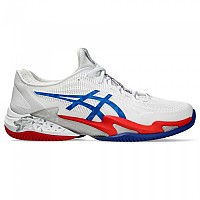 [해외]아식스 Court FF 3 Novak 점토 신발 12140994419 White / Asics Blue