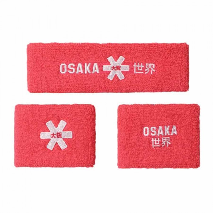 [해외]OSAKA Sweatband set 2.0 손목밴드 12140962672 Red