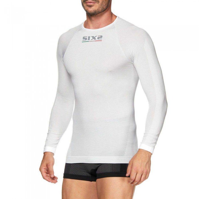 [해외]SIXS TS2 compression 긴팔 베이스 레이어 12141177014 White Carbon