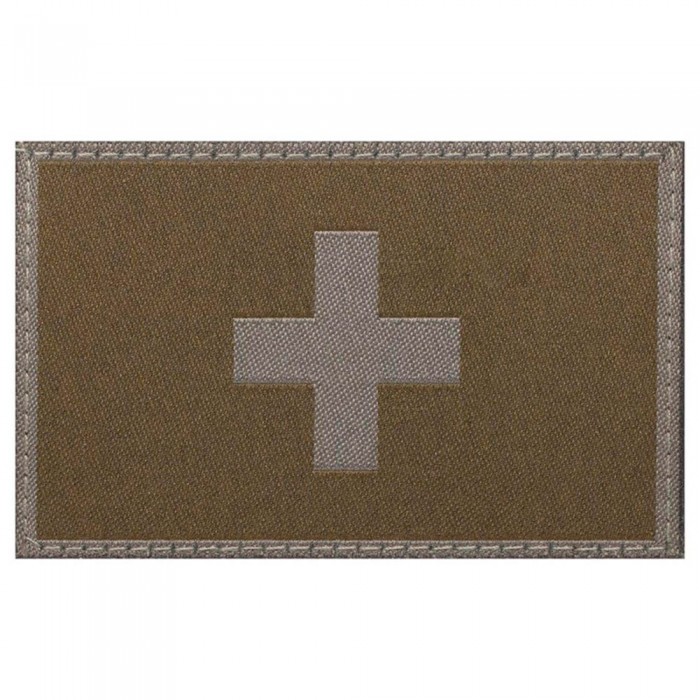 [해외]CLAWGEAR 스위스 국기 패치 14140892789 Grey Brown