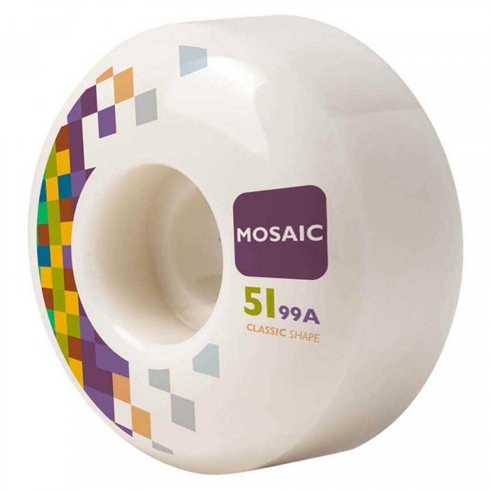 [해외]MOSAIC COMPANY 스케이트 바퀴 Rutor CS 51 mm 14140537784 White