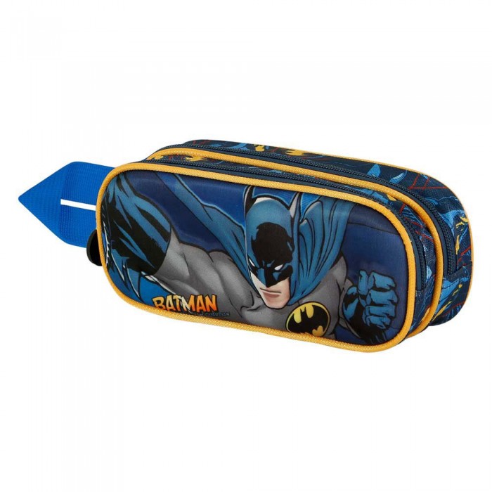 [해외]KARACTERMANIA DC Comics Batman Night 3D Double 필통 14141084188 Dark Blue