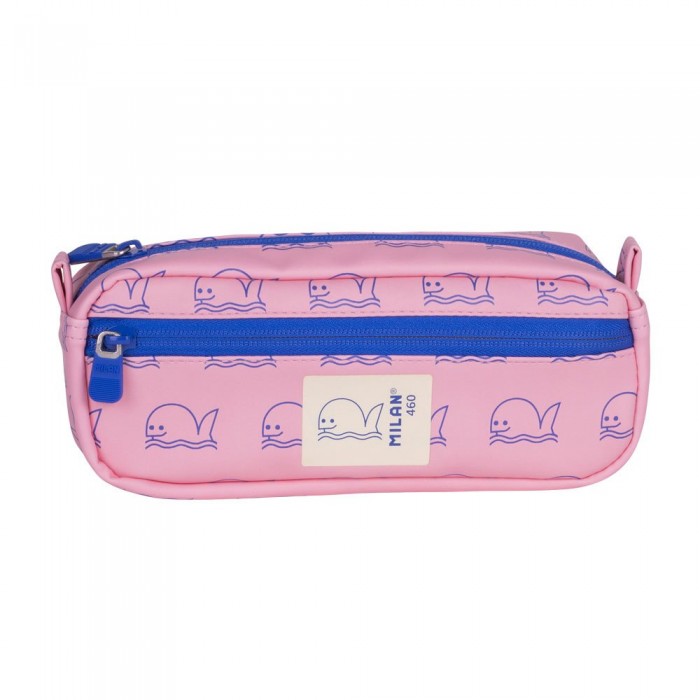 [해외]MILAN 2 Zipped Rectangular 460 Since 1918 Collection 필통 14141079638 Pink