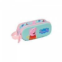 [해외]SAFTA Peppa Pig 3D Double 연필통 14141104429 Multicolor