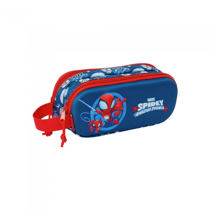 [해외]SAFTA Spidey 3D Double 연필통 14141104601 Multicolor