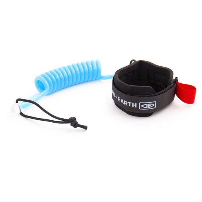 [해외]OCEAN & EARTH 바디보드 Basic Wrist Coiled Cord 14140800075 Blue