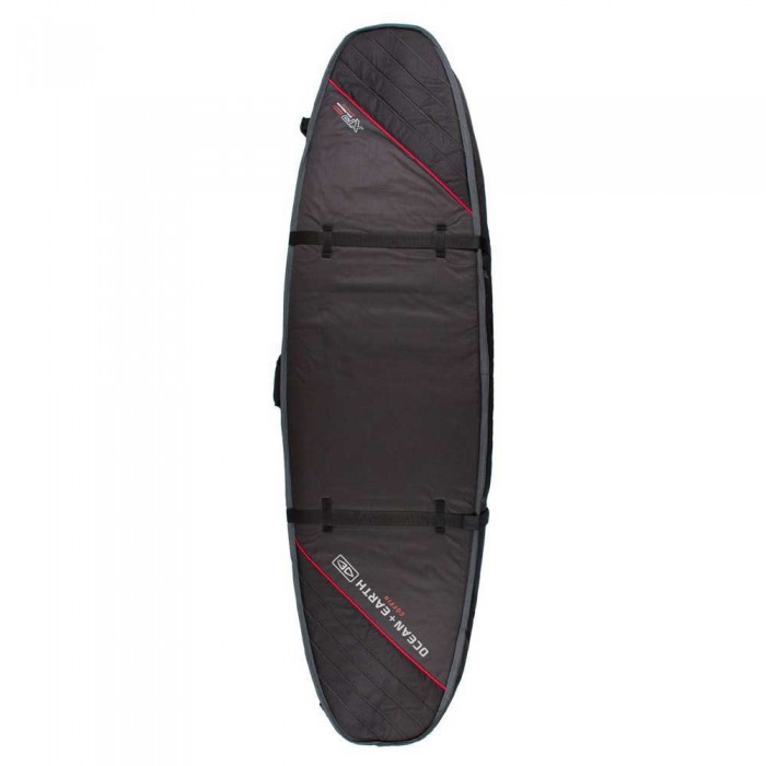 [해외]OCEAN & EARTH 서핑 커버 Triple Coffin Shortboard 6´0´´ 14140800298 Black / Red