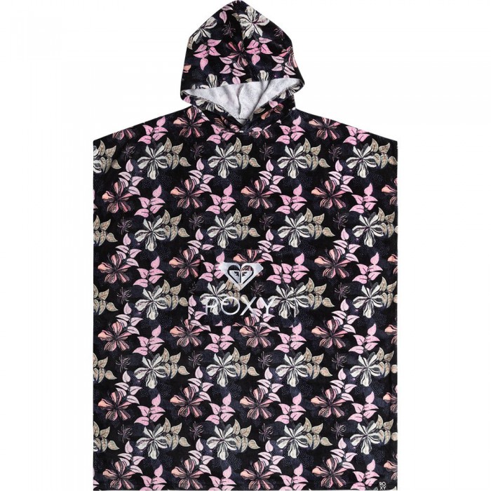 [해외]록시 Sty Magical Prt 폰초 14141034822 Anthracite Sunny Floral Poncho