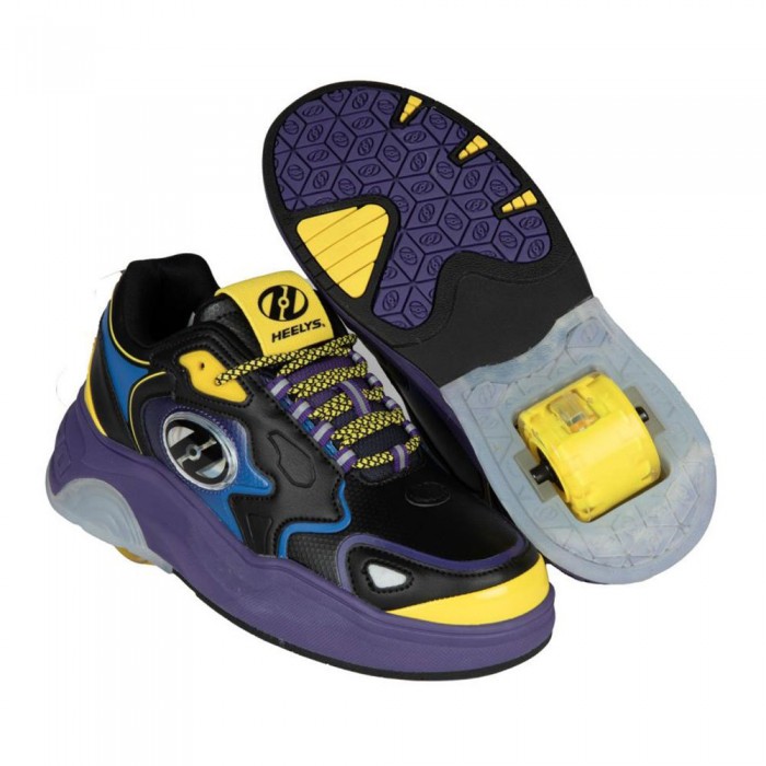 [해외]Heelys Ryder 운동화 14141026869 Black / Royal Purple / Neon Yellow