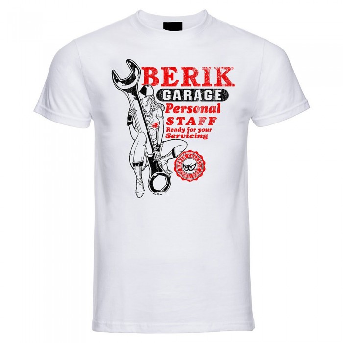 [해외]BERIK Garage 반팔 티셔츠 14141084049 White / Red / BlackDgt. Print