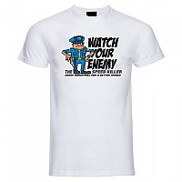 [해외]BERIK Watch Your Enemy 반팔 티셔츠 14141084103 White / Dgt. Print