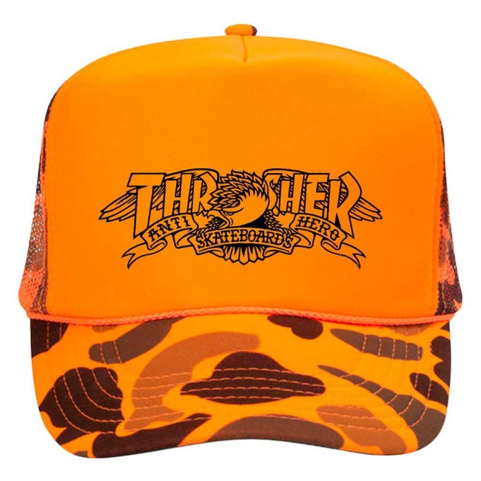 [해외]트레셔 Mag banner trucker 모자 14141146115 Orange Camo