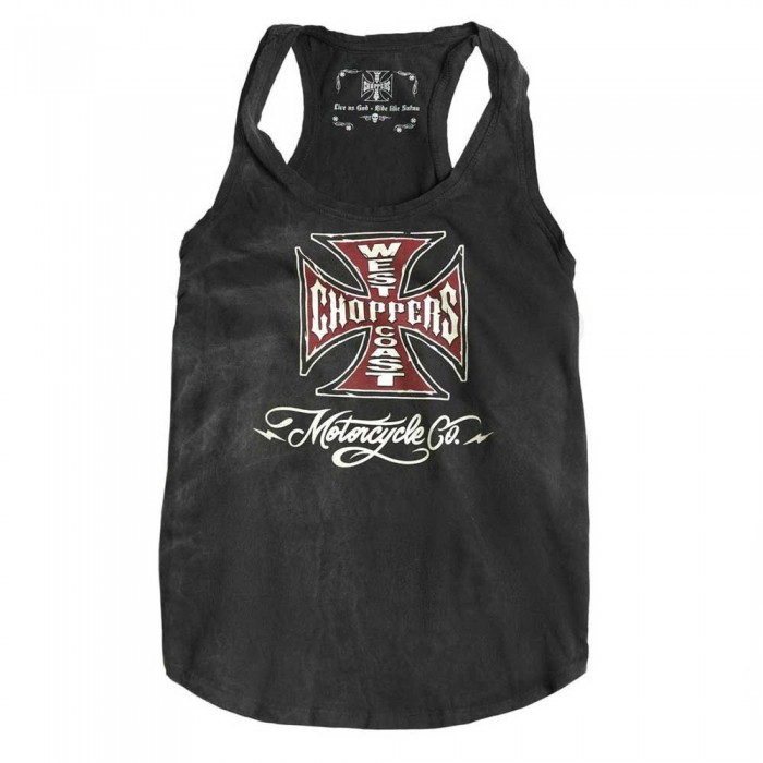 [해외]WEST COAST CHOPPERS Motorcycle Co 민소매 티셔츠 14139488757 Magic Day Black