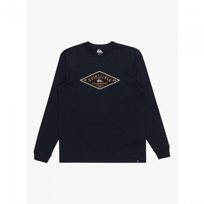 [해외]퀵실버 Diamond Logo 긴팔 티셔츠 14141200290 Navy Blazer