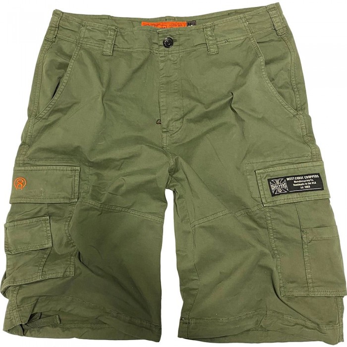 [해외]WEST COAST CHOPPERS CFL Cargo 반바지 14139013587 Vintage Olive Green