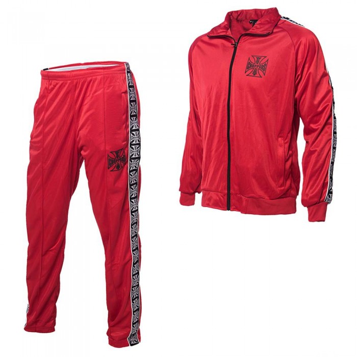 [해외]WEST COAST CHOPPERS Tracksuit 세트 14139015433 Red