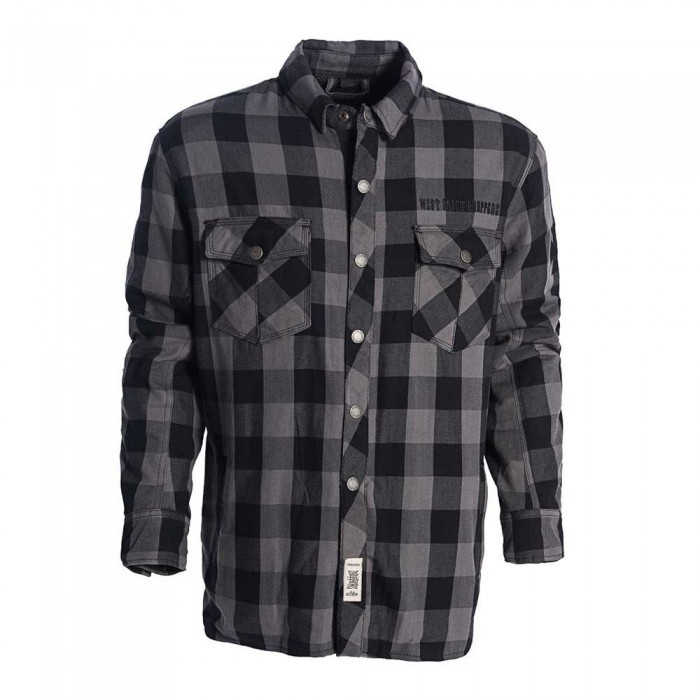 [해외]WEST COAST CHOPPERS Flannel Aramidic lining 긴팔 셔츠 14139488713 Grey / Black