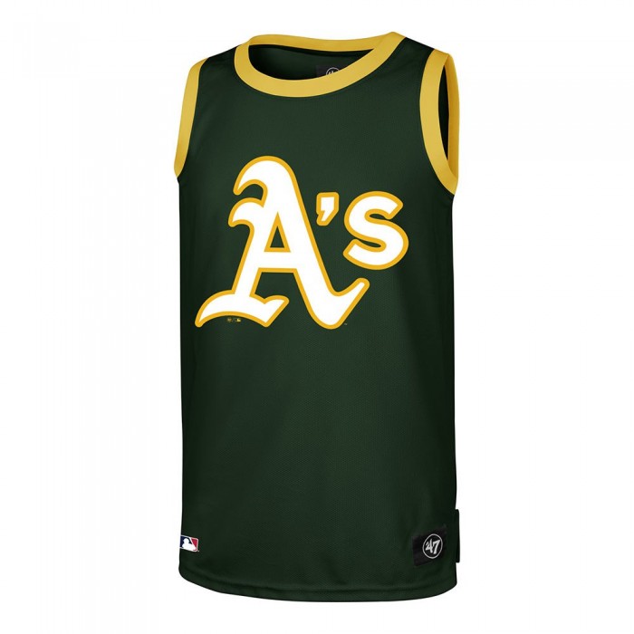 [해외]47 MLB Oakland Athletics Imprint New City 민소매 티셔츠 140700942 Dark Green