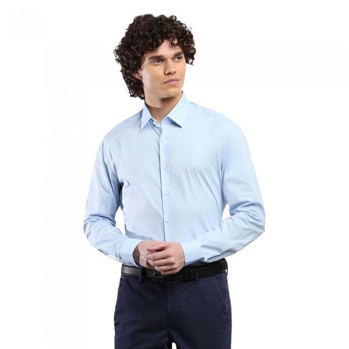 [해외]캘빈클라인 Stretch Slim Fit 긴팔 셔츠 140923020 Calm Blue