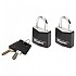 [해외]MASTER LOCK 9120 20 mm U자물쇠 2 단위 1141221368 Black / Silver