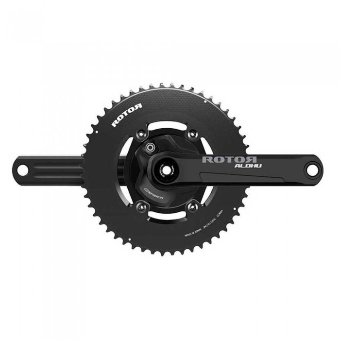 [해외]ROTOR Inspider Aldhu Aero 파워미터가 장착된 크랭크셋 1138650527 Black