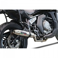 [해외]GPR EXHAUST SYSTEMS Deeptone Inox CF Moto 650 GT 2022-2024 E5 라운드 비인증 슬립온 머플러 9141251687 Brushed Stainless steel / Brushed Stainless steel