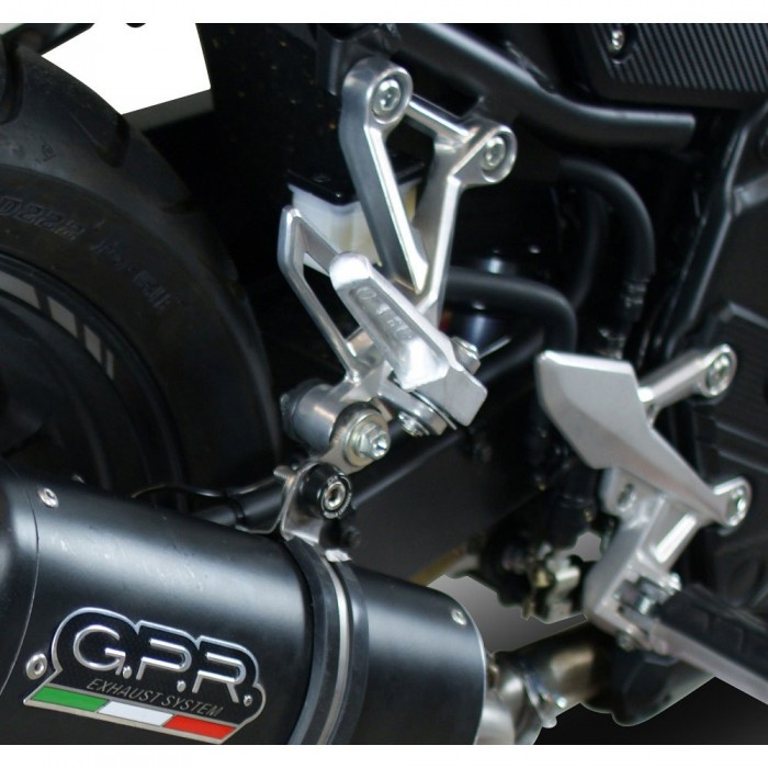 [해외]GPR EXHAUST SYSTEMS Deeptone Inox Honda CB500 F 2021-2024 E5 라운드 인증된 슬립온 머플러 9141251696 Brushed Stainless steel / Brushed Stainless steel