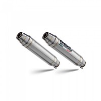 [해외]GPR EXHAUST SYSTEMS Deeptone Inox Triumph Bonneville T100 2001-14 라운드 인증된 슬립온 머플러 9141251724 Brushed Stainless steel / Brushed Stainless steel