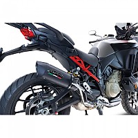 [해외]GPR EXHAUST SYSTEMS Furore EVO4 Nero Ducati Multistrada V4/S 2022-2024 Oval 인증된 슬립온 머플러 9141251760 Matte Black / Matte Black