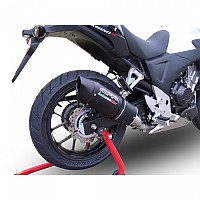 [해외]GPR EXHAUST SYSTEMS Furore EVO4 Nero Honda CB400 X 2019-2024 E5 Oval 인증된 슬립온 머플러 9141251765 Matte Black / Matte Black