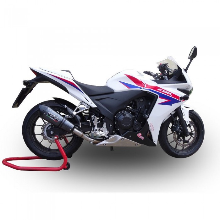 [해외]GPR EXHAUST SYSTEMS GP EVO4 Poppy Honda CBR500 R 2023-2024 E5 Conical 인증된 슬립온 머플러 9141251877 Carbon look / Matte Black