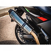 [해외]GPR EXHAUST SYSTEMS GP EVO4 Poppy Yamaha T-Max 560 2022-2024 E5 Conical 전체 배기 시스템 형식 승인 9141251894 Carbon look / Matte Black