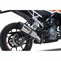 [해외]GPR EXHAUST SYSTEMS GP EVO4 Titanium KTM Duke 125 2021-2023 E5 Conical 인증된 슬립온 머플러 9141251906 Brushed Titanium / Matte Black