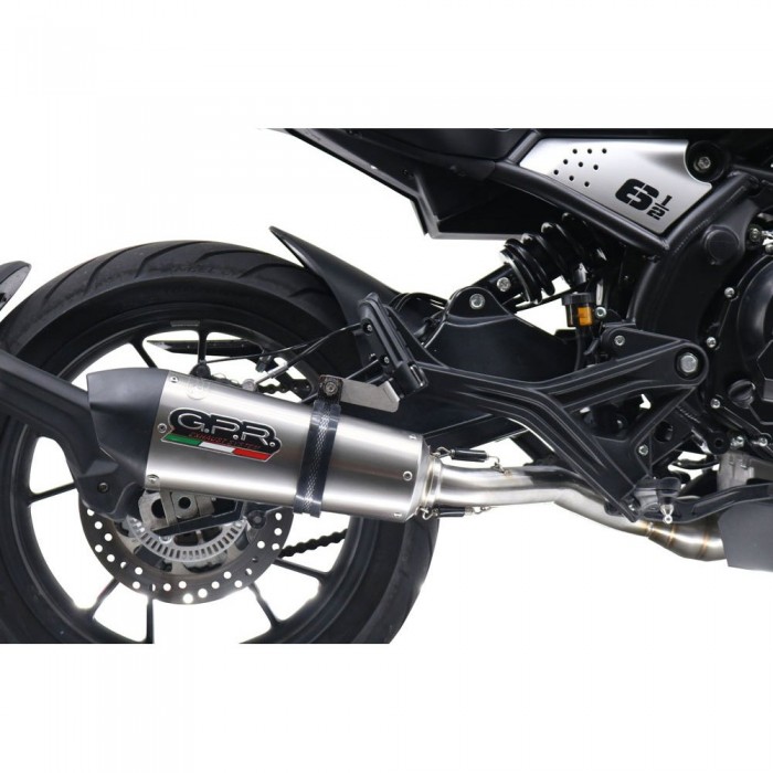 [해외]GPR EXHAUST SYSTEMS GP EVO4 Titanium Moto Morini Seiemmezzo SCR 650 2022-2024 Conical 전체 배기 시스템 형식 승인 9141251908 Brushed Titanium / Matte Black