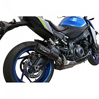 [해외]GPR EXHAUST SYSTEMS M3 Black Titanium Suzuki GSX-S 950 2021-2024 E5 라운드 인증된 슬립온 머플러 9141251968 Matte Black / Brushed Stainless steel