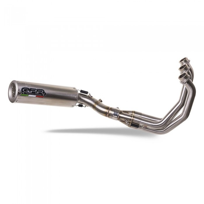 [해외]GPR EXHAUST SYSTEMS M3 Inox Triumph Tiger Sport 660 2022-2024 E5 라운드 Low 비인증된 완전 배기 시스템 9141252028 Brushed Stainless steel / Brushed Stainless steel