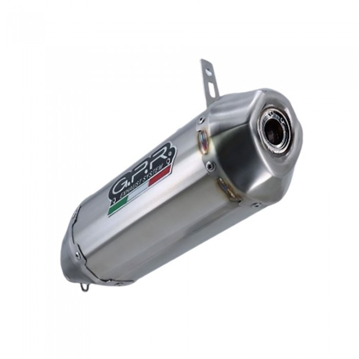 [해외]GPR EXHAUST SYSTEMS Pentacross Inox Can Am Outlander 800 R passo corto 라운드 인증된 슬립온 머플러 9141252088 Brushed Stainless steel / Brushed Stainless steel