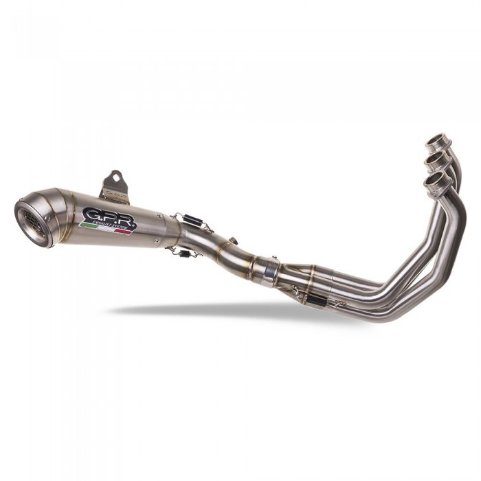 [해외]GPR EXHAUST SYSTEMS 파워cone Evo Triumph Trident 660 2021-2024 E5 Conical 비인증된 완전 배기 시스템 9141252115 Brushed Stainless steel / Brushed Stainless steel