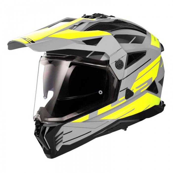 [해외]LS2 MX702 Pionner II Namib 풀페이스 헬멧 9140764397 Matt Grey / High Vision Yellow