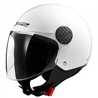 [해외]LS2 OF558 Sphere II Solid 오픈 페이스 헬멧 9140764415 Gloss White