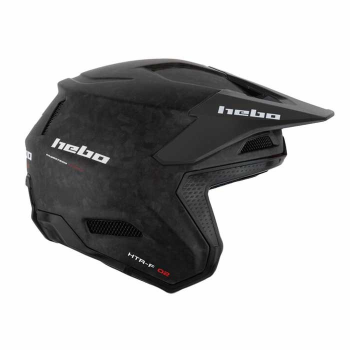 [해외]HEBO Zone Race Carbon Forged 오픈 페이스 헬멧 9141237047 Matt Black