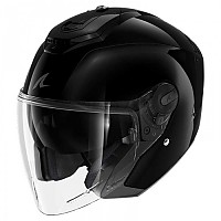[해외]샤크 RS Jet Blank 오픈 페이스 헬멧 9140516576 Glossy Glossy Black