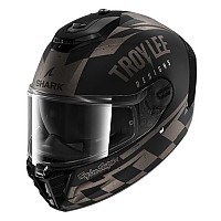 [해외]샤크 스파르탄 RS 풀페이스 헬멧 9140941879 Black / Anthracite / Silver