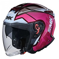[해외]SMK GTJ Tourer 오픈 페이스 헬멧 9141187585 Grey / Purple