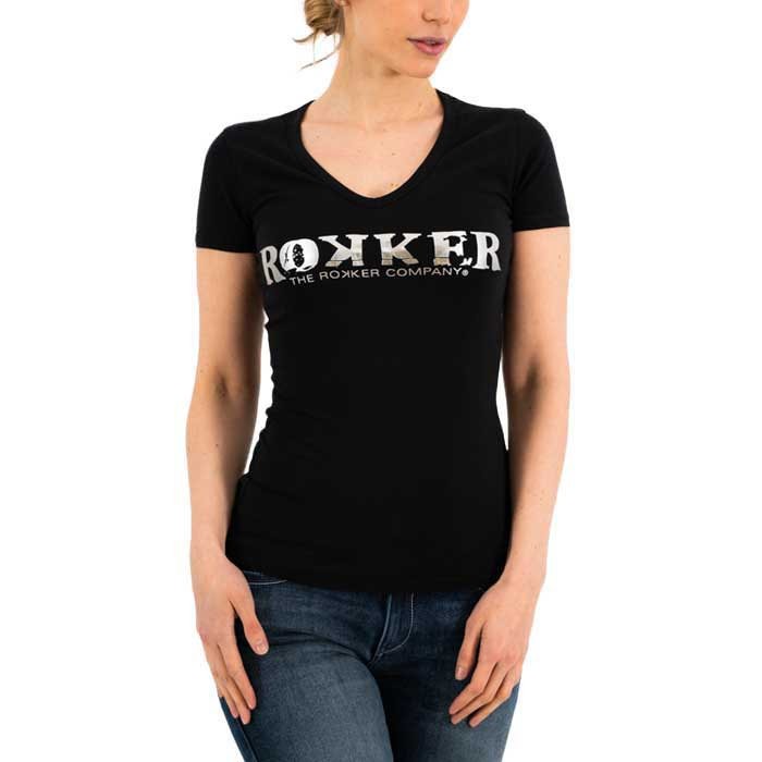 [해외]ROKKER Logo 4000 반팔 티셔츠 9140913161 Black