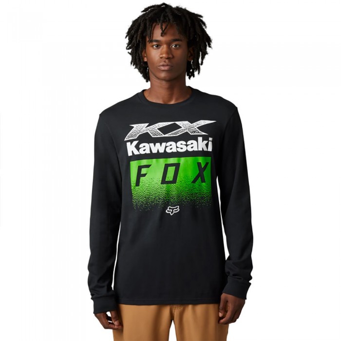 [해외]FOX RACING LFS X Kawi 긴팔 티셔츠 9140413134 Black