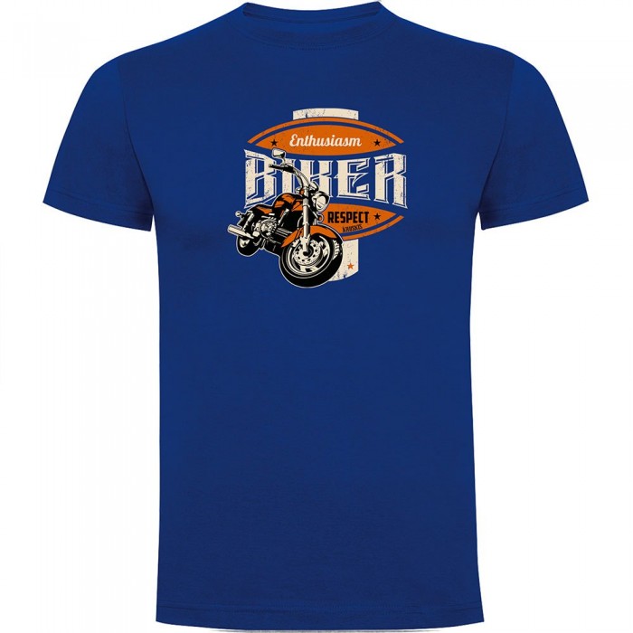 [해외]KRUSKIS Biker Enthusiasm 반팔 티셔츠 9141047901 Royal Blue