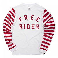 [해외]RIDING CULTURE Free Rider 긴팔 티셔츠 9140294469 Red / White